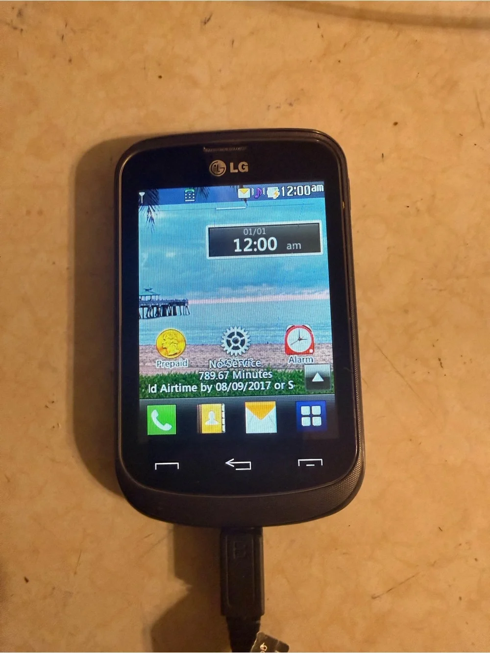 LG 306G - Black (TracFone) 3G GSM WiFi Camera Basic Touch Smartphone
